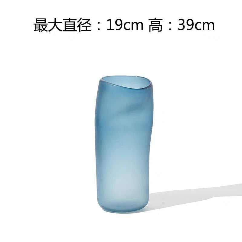 Blue glass vase set 2 pieces 2026