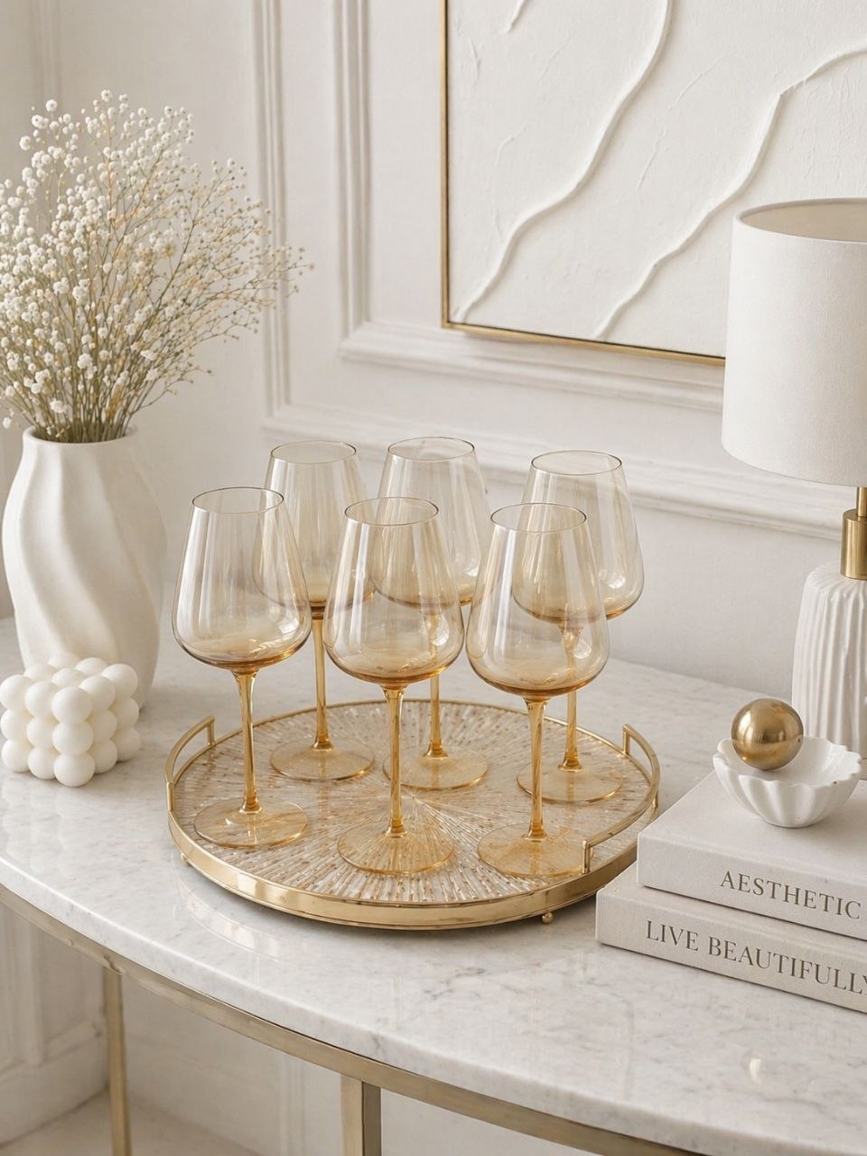 Glass set 6 pieces