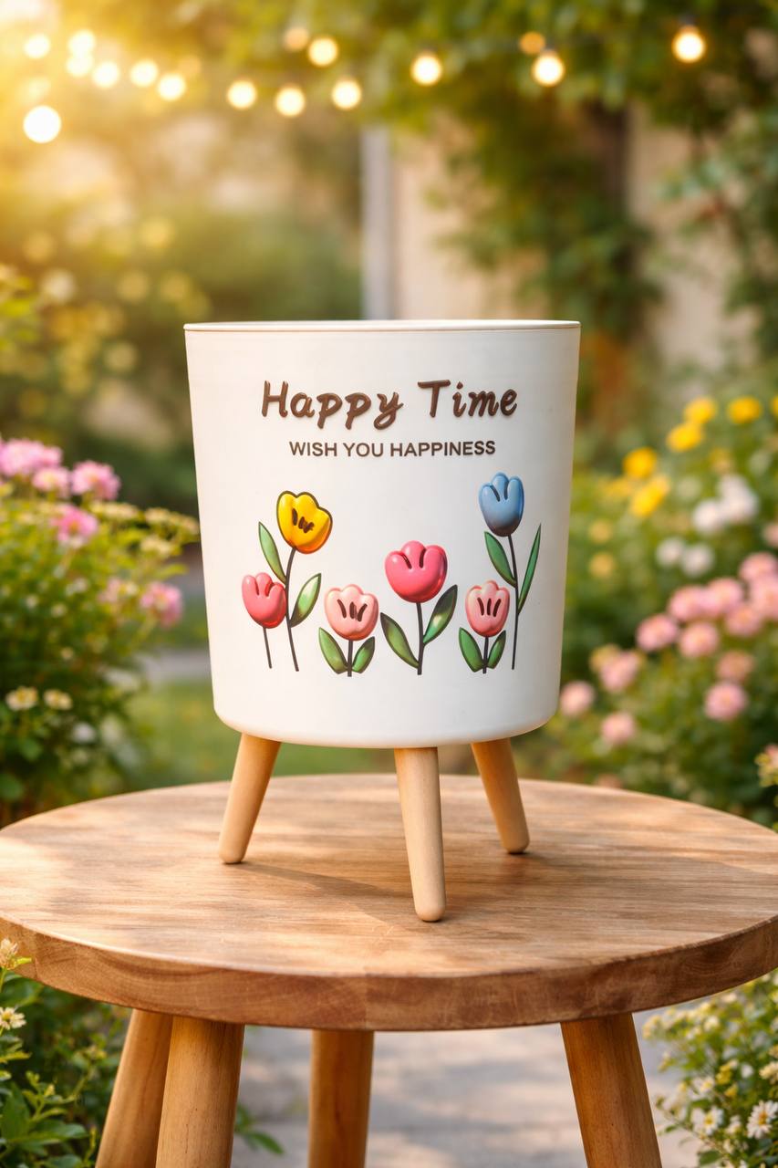 Floral touch basket