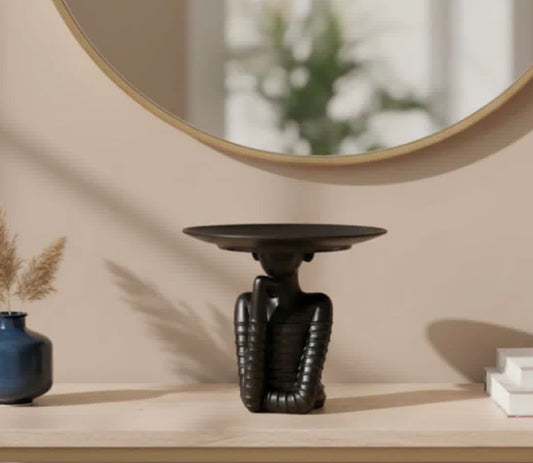 Resin decorative girl