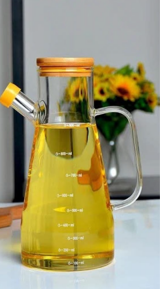 Oil glass bottle