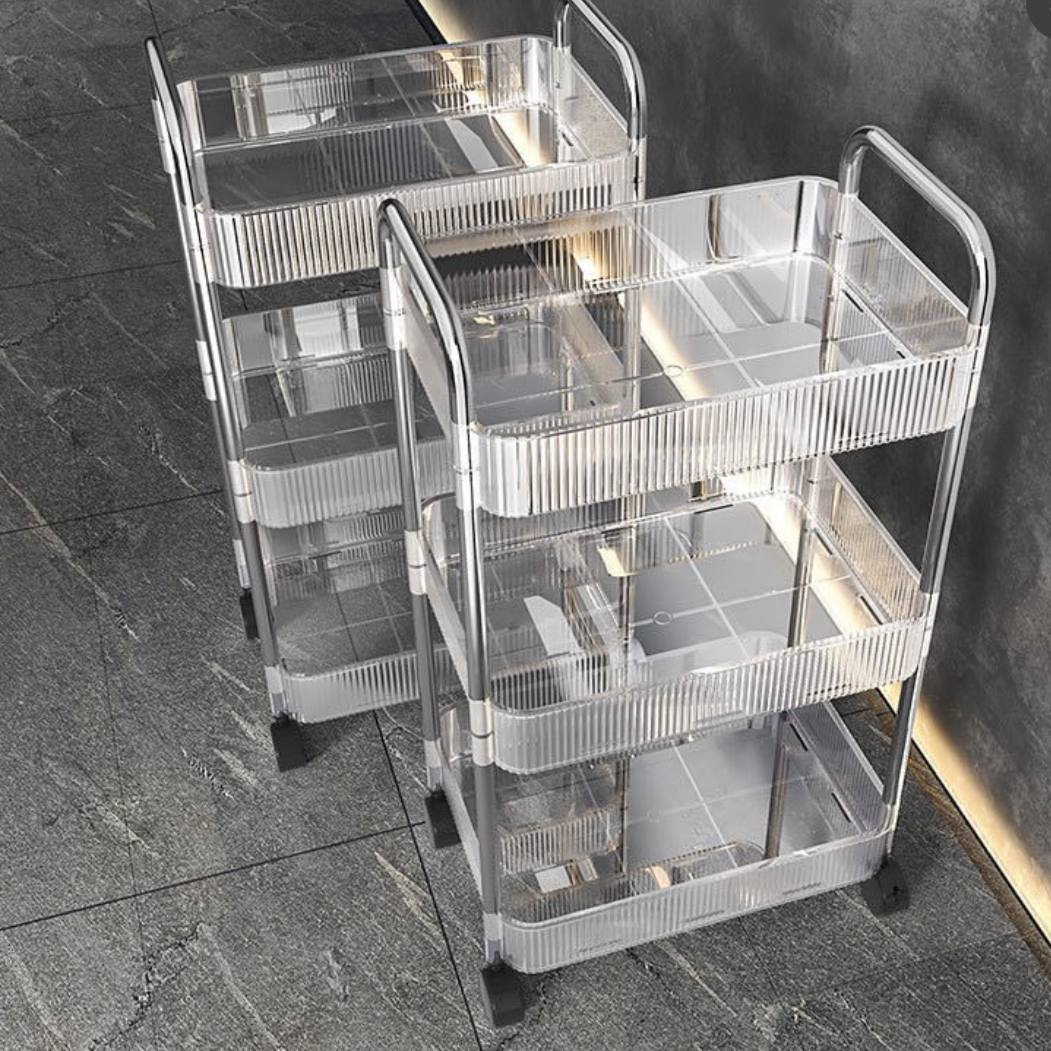 Acrylic & Metal Organizer Trolley