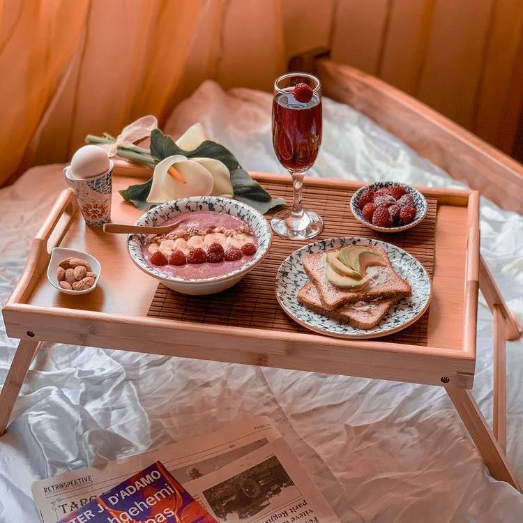 Wooden Breakfast tray 50*30