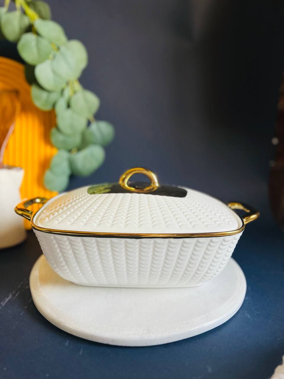Porcelain casserole
