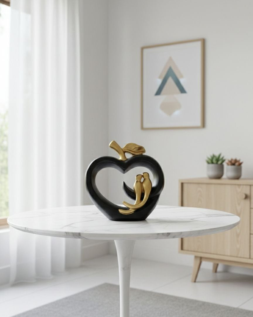 Apple-shaped decorative piece