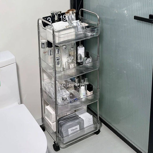 Acrylic & Metal Organizer Trolley