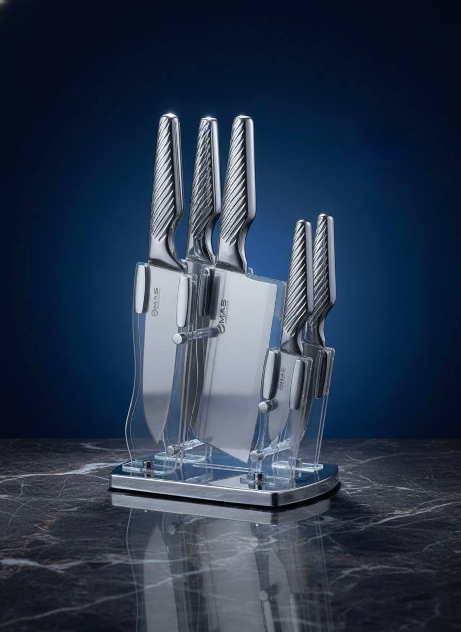5-Piece Stainless Steel Knife Set