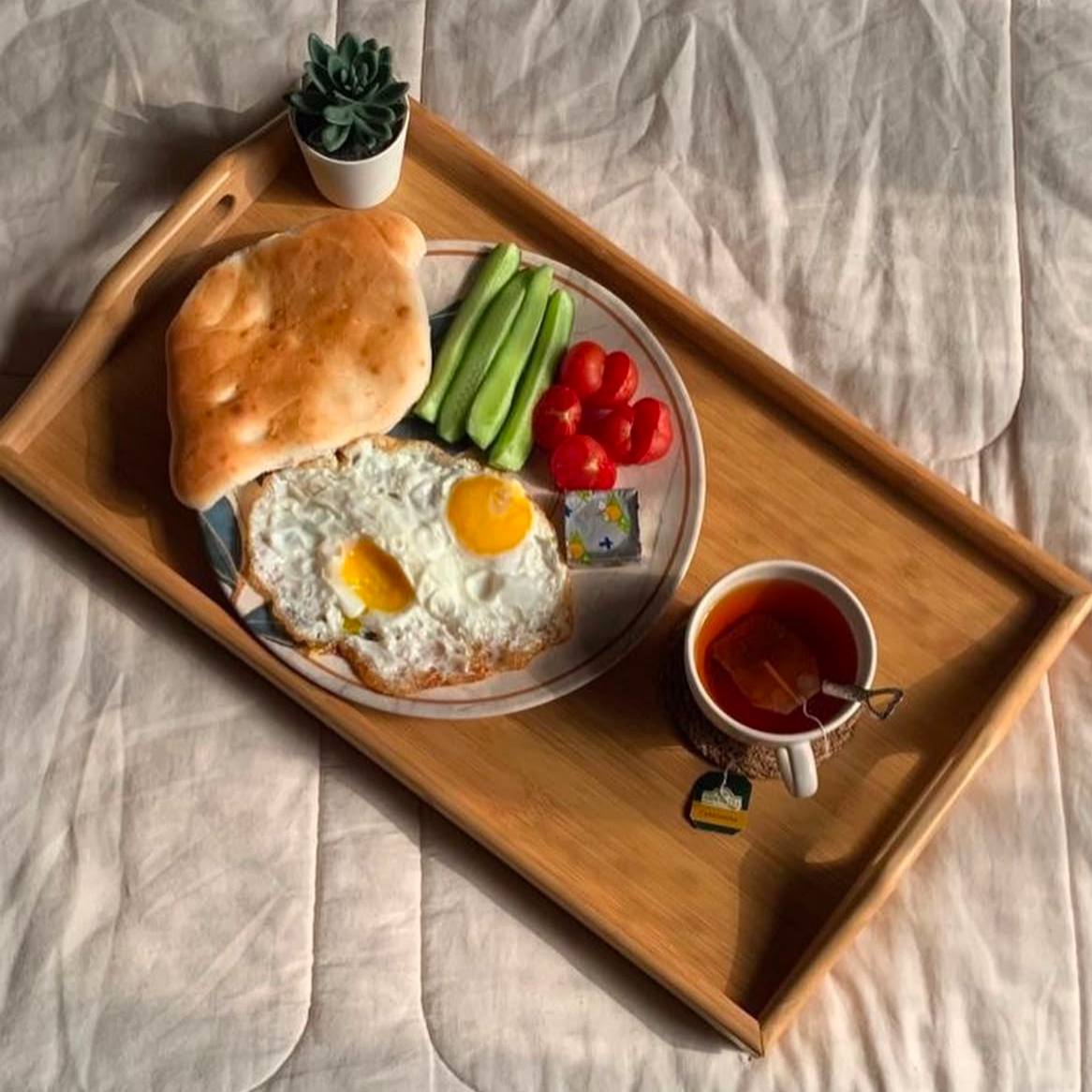 Wooden Breakfast tray 50*30