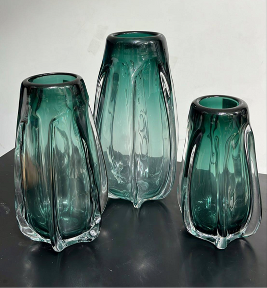 Glass vase in 3 size