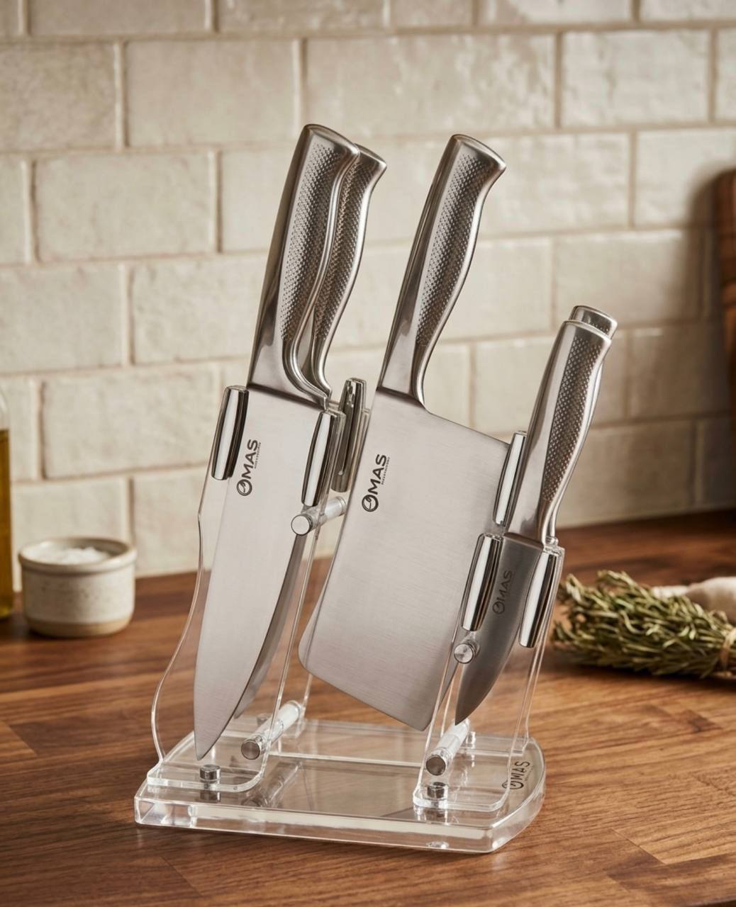 5-Piece Stainless Steel Knife Set