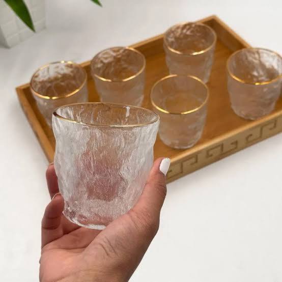 Glass set 6 pieces