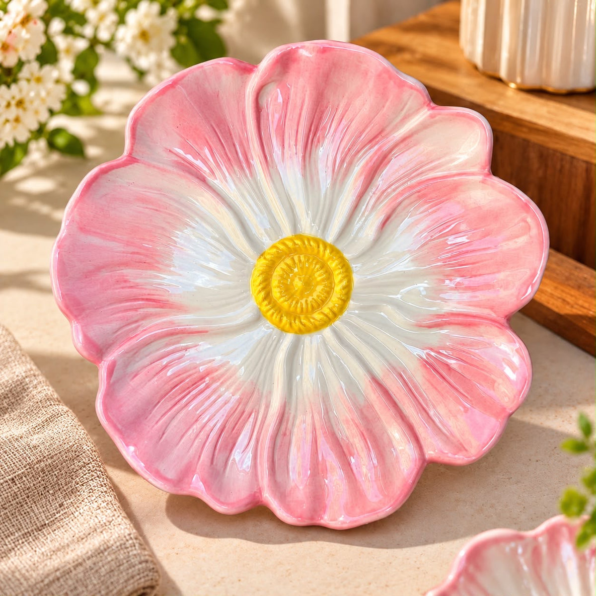 Flower plate 22 cm