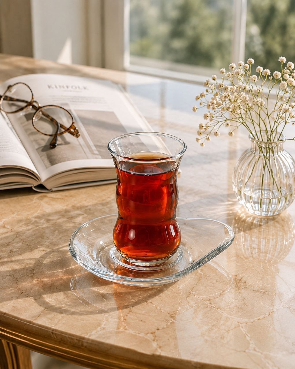 Turkish tea set 12 pieces