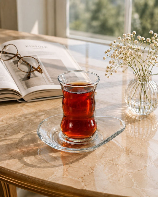 Turkish tea set 12 pieces