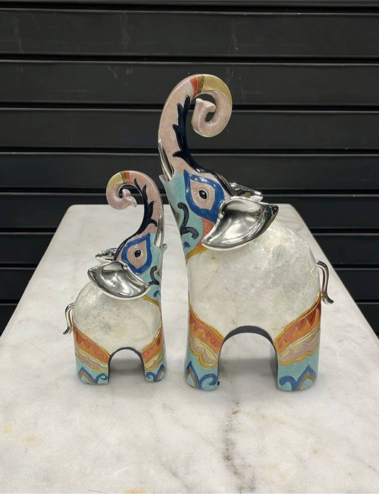 Decorative Resin elephant set 2 pieces