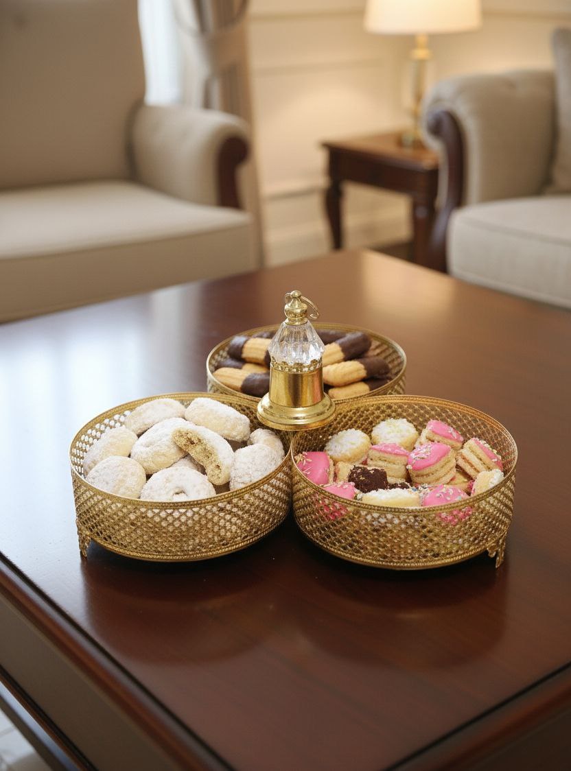 Serving tray for cookies and biscuits