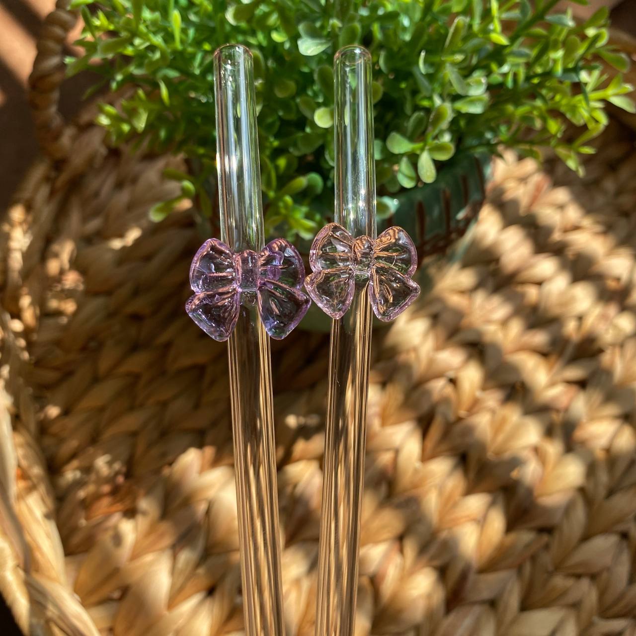 Glass straw set 5 pieces