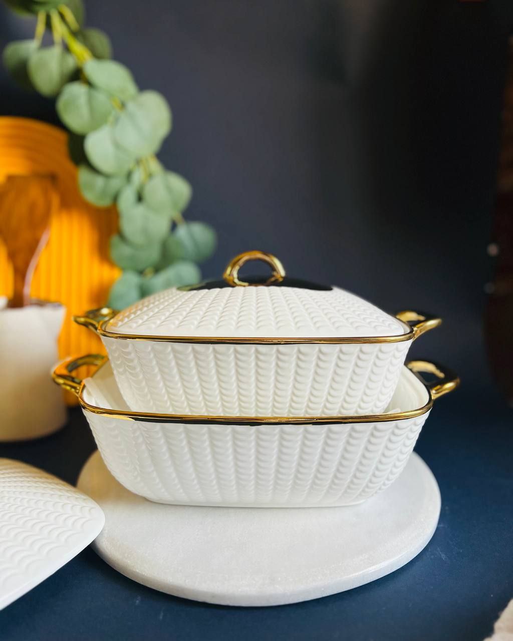 Porcelain casserole