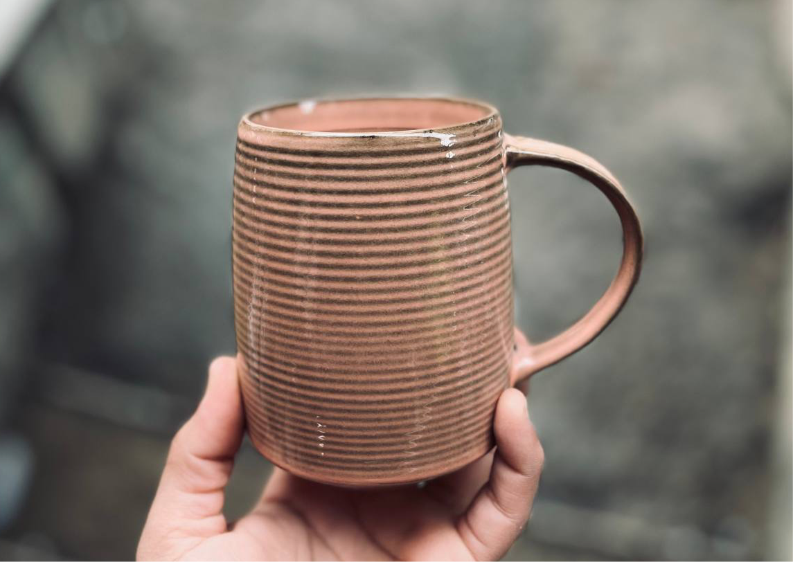 Pottery mug
