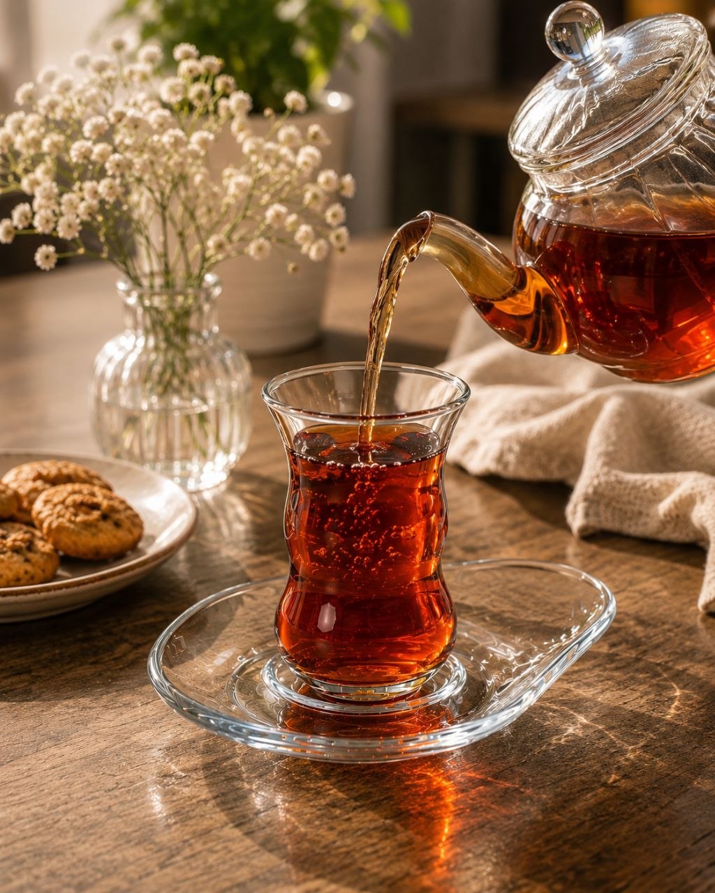Turkish tea set 12 pieces