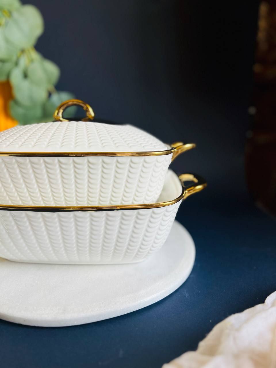 Porcelain casserole