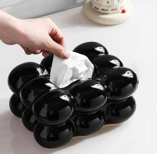 Porcelain tissue box