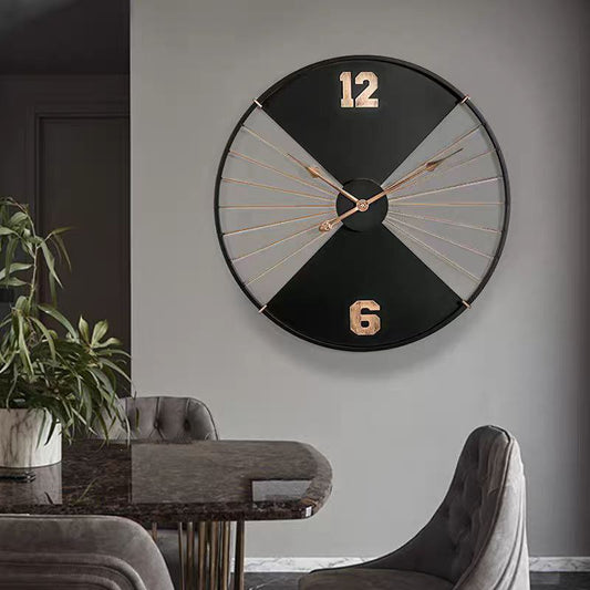 Metal wall clock