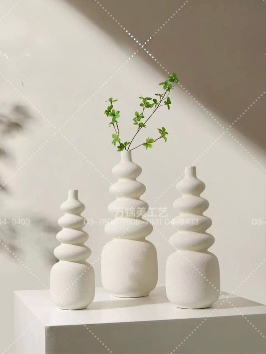 Europe porcelain vase set 3 pieces