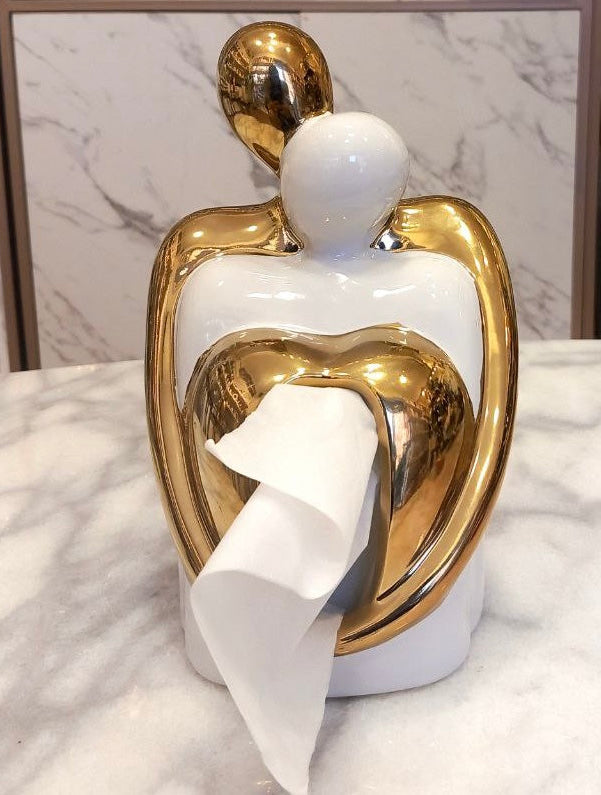 Porcelain tissue box