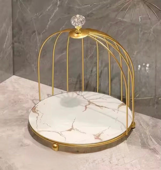 Marbel cake stand and organizer