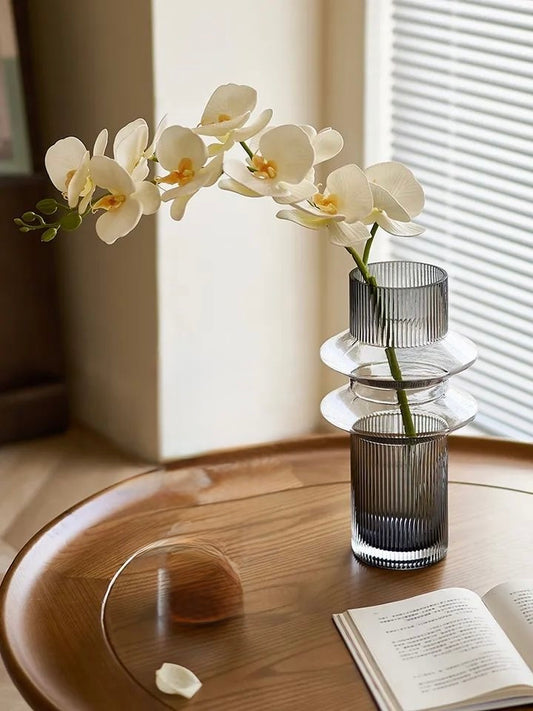 Glass vase 25 cm