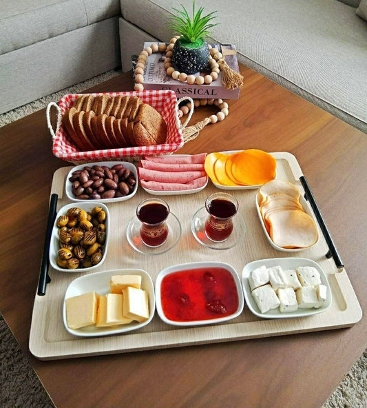 Wooden breakfast tray 38*55 cm