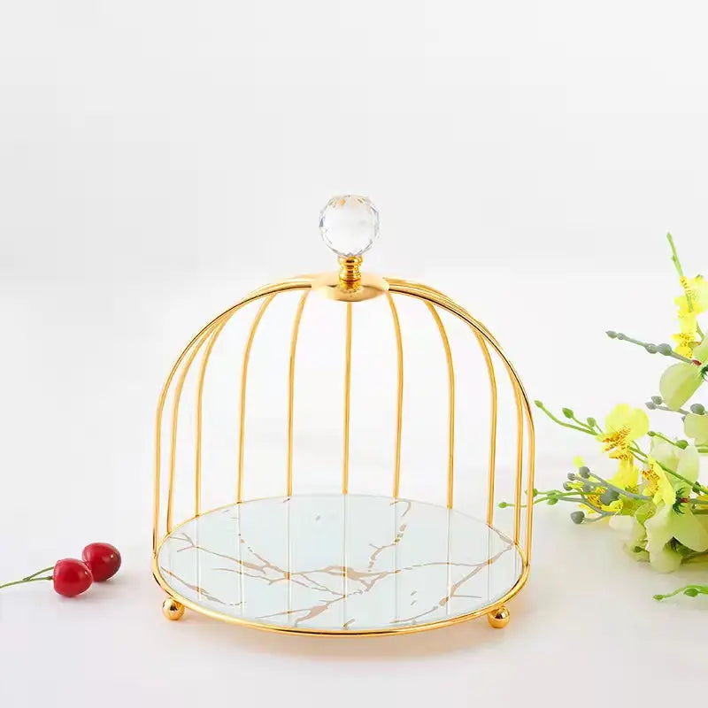 Cake Stand Golden Metal