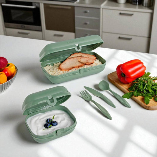 Easy lock lunch box set 3*1