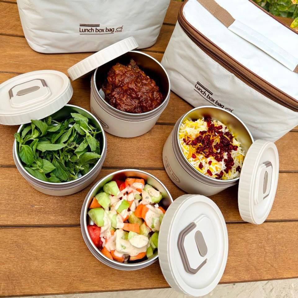 Thermal lunch box set 4*1