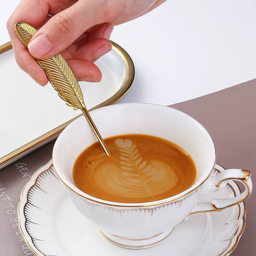 Stainless steel spoon set 6 pieces