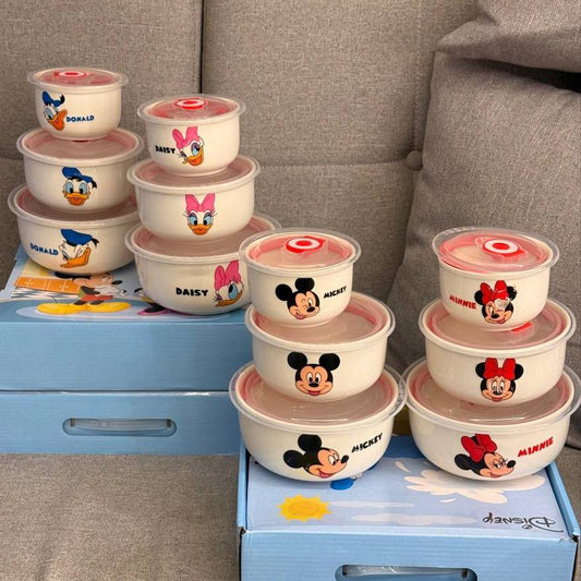 Disney 3-piece porcelain refrigerator set