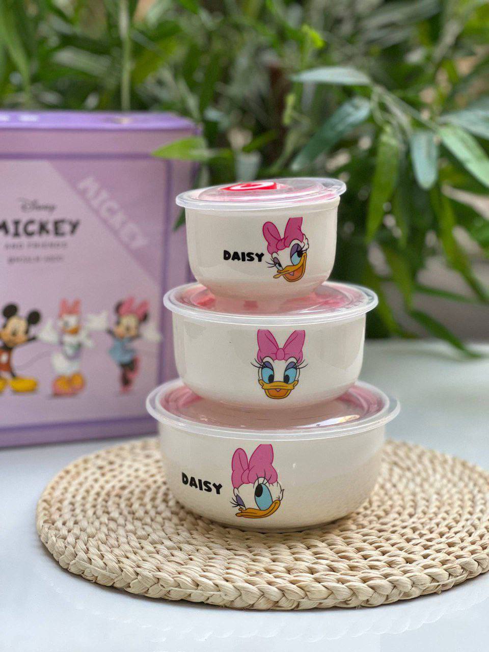 Disney 3-piece porcelain refrigerator set