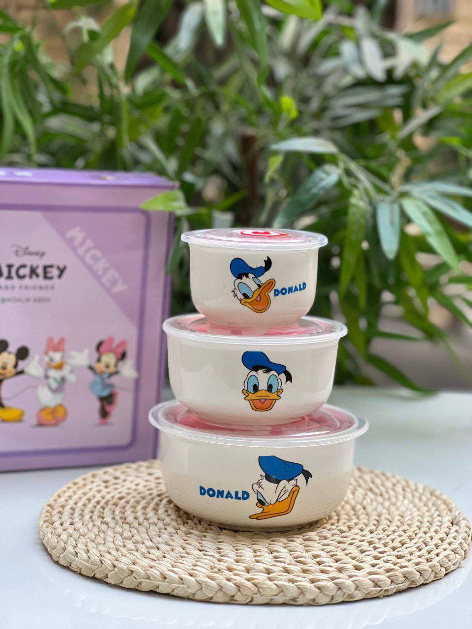 Disney 3-piece porcelain refrigerator set