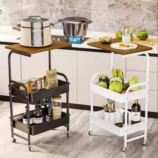 Metal rack and table