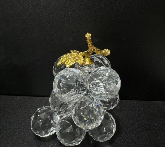 crystal grape decor