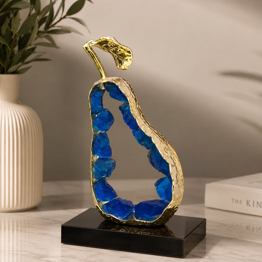 Metal and crystal decor