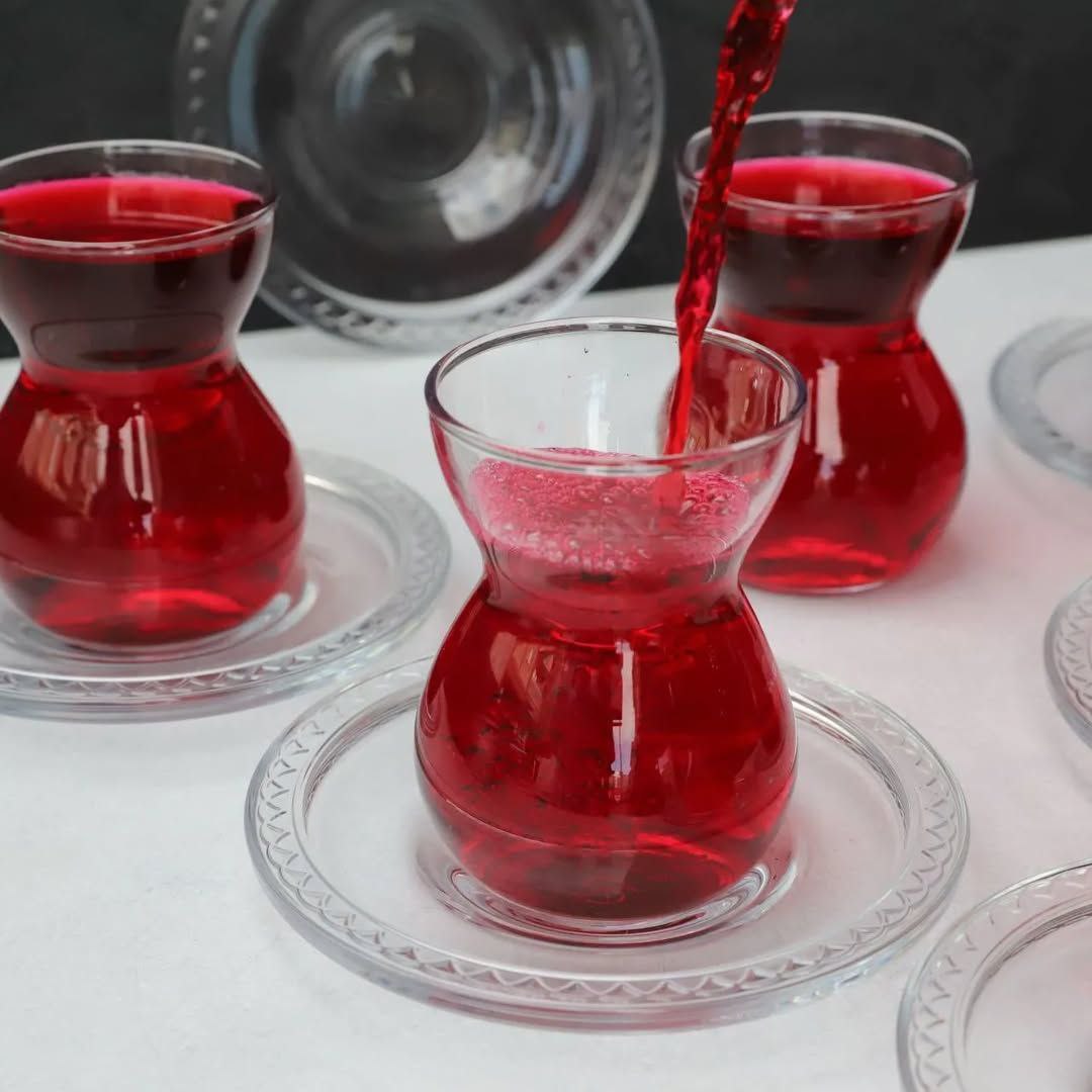 Turkish tea set 12 pieces