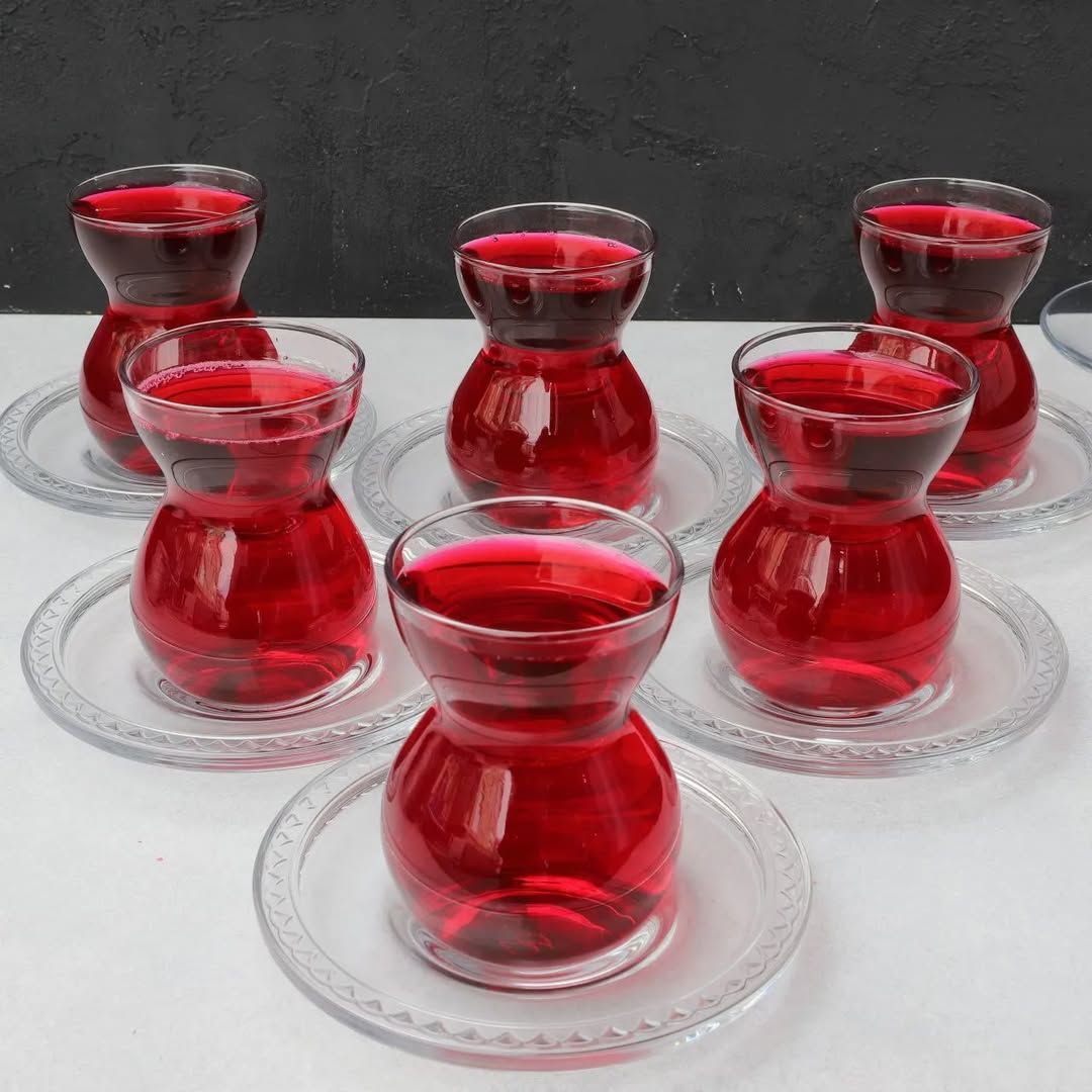 Turkish tea set 12 pieces