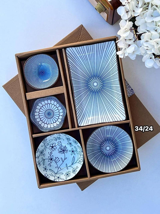 5-piece porcelain bowl set