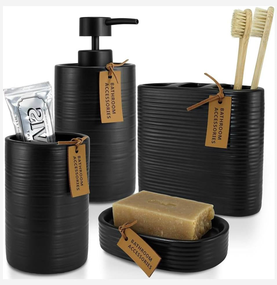 Porcelain bathroom set