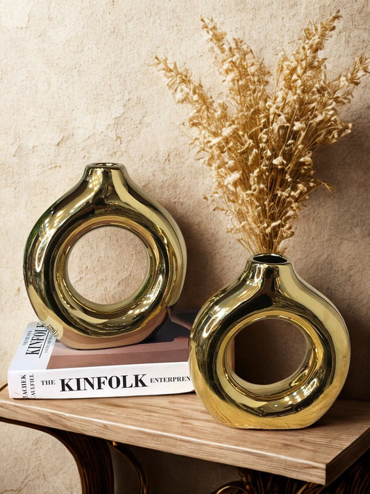 Donuts vase set