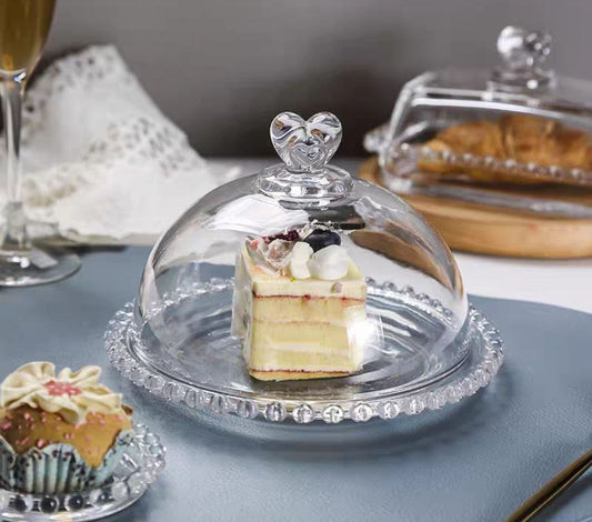 Glass candy holder