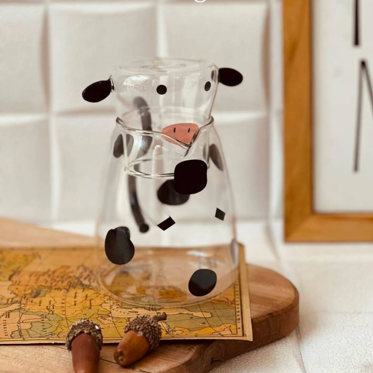 Pyrex Labanita Jug + Pyrex COW Cup 🐮