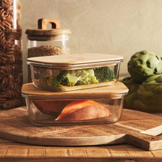 Pyrex rectangular refrigerator containers, 3 pieces